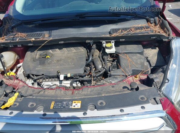 1FMCU9GD0JUA76869 2018 FORD ESCAPE Red Widok z tyłu