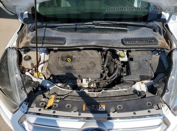 1FMCU9GD0JUA86835 2018 FORD ESCAPE White Engine compartment view