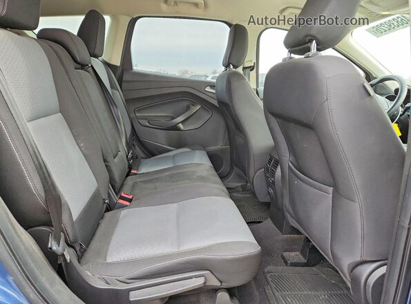 1FMCU9GD0JUB29151 2018 FORD ESCAPE Blue Rear interior view