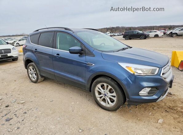 1FMCU9GD0JUB29151 2018 FORD ESCAPE Blue Front right