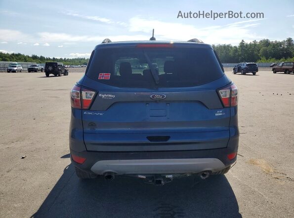 1FMCU9GD0JUB33183 2018 FORD ESCAPE Blue Հետևի տեսք