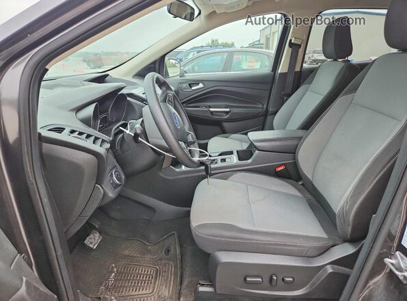 1FMCU9GD0JUB71030 2018 FORD ESCAPE Gray Вид салону спереду