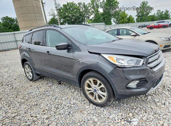 1FMCU9GD0JUB71030 2018 FORD ESCAPE Gray Передня права чверть