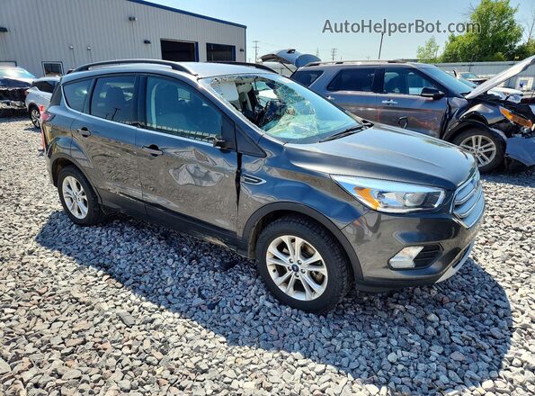 1FMCU9GD0JUC11770 2018 FORD ESCAPE Серый Передняя правая четверть