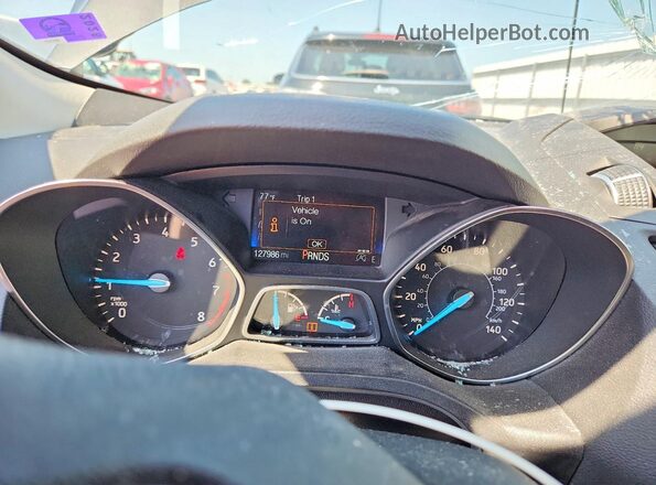 1FMCU9GD0JUC11770 2018 FORD ESCAPE Серый Вид щитка приборов
