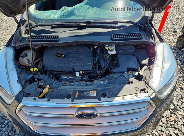 1FMCU9GD0JUC11770 2018 FORD ESCAPE Серый Вид подкапотного пространства