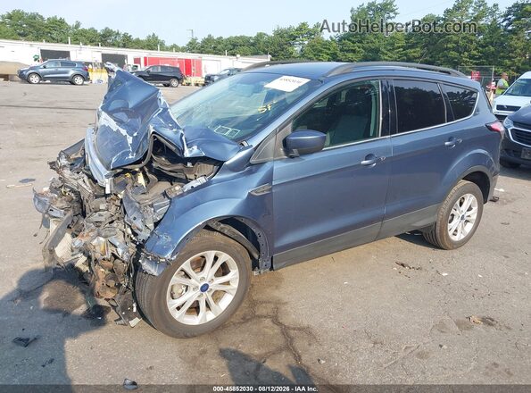 1FMCU9GD0JUC54036 2018 FORD ESCAPE Blue Передня ліва чверть