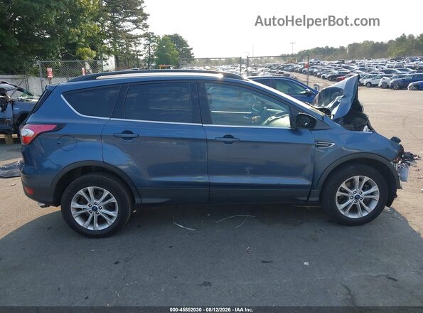 1FMCU9GD0JUC54036 2018 FORD ESCAPE Blue Вид задньої частини салону