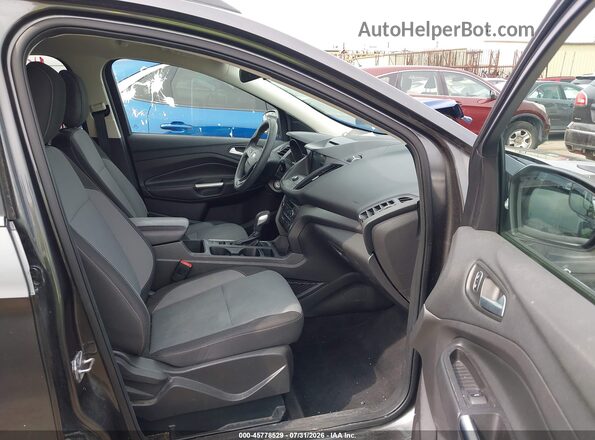 1FMCU9GD0JUC58605 2018 FORD ESCAPE Gray Vista interior delantera