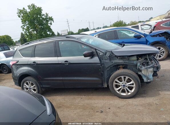 1FMCU9GD0JUC58605 2018 FORD ESCAPE Gray Vista interior de 360 grados
