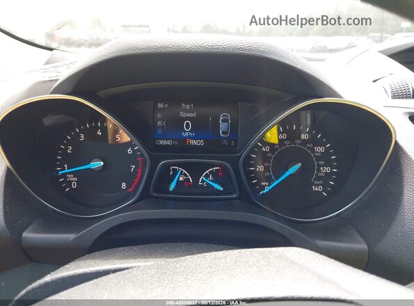 1FMCU9GD0JUD08810 2018 FORD ESCAPE Cream Vista de los asientos traseros
