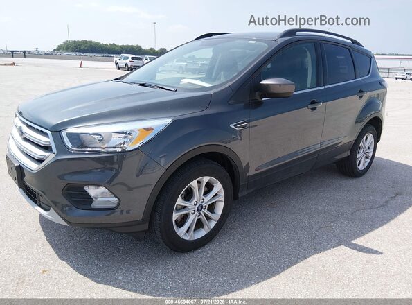 1FMCU9GD0JUD31178 2018 FORD ESCAPE Gray Przód lewy