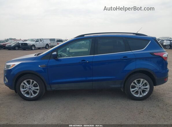1FMCU9GD0JUD31181 2018 FORD ESCAPE Blue Սալոնի 360 աստիճան տեսք