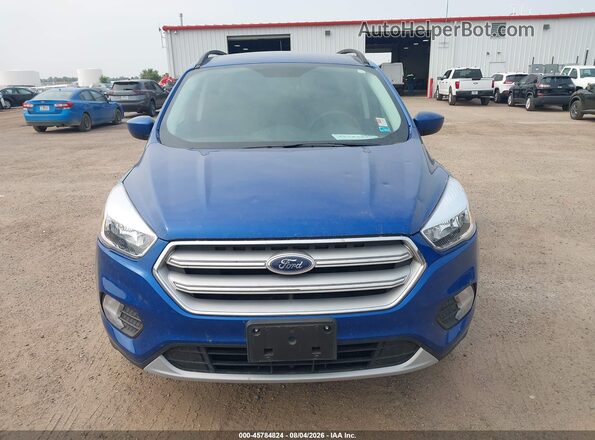 1FMCU9GD0JUD31181 2018 FORD ESCAPE Blue Սարքավորումների վահանակի տեսք