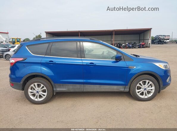 1FMCU9GD0JUD31181 2018 FORD ESCAPE Blue Սալոնի հետևի տեսք