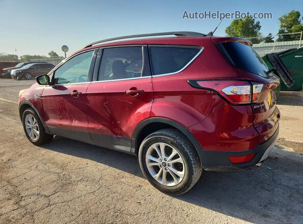 1FMCU9GD0JUD31455 2018 FORD ESCAPE Red Задня ліва чверть