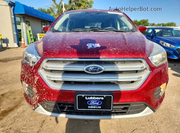 1FMCU9GD0JUD31455 2018 FORD ESCAPE Red Вид спереду