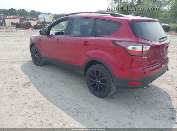 1FMCU9GD0JUD41855 2018 FORD ESCAPE Burgundy Rear left