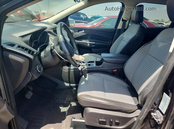 1FMCU9GD0KUA06788 2019 FORD ESCAPE Black Вид салону спереду