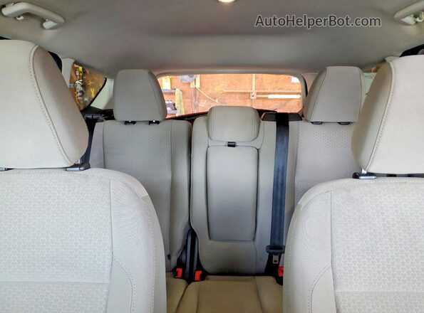 1FMCU9GD0KUA95052 2019 FORD ESCAPE Orange Rear seats view