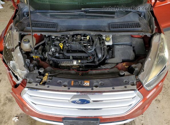 1FMCU9GD0KUA95052 2019 FORD ESCAPE Orange Engine compartment view