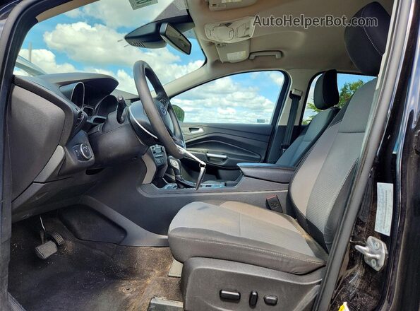 1FMCU9GD0KUB83888 2019 FORD ESCAPE Black Widok wnętrza z przodu