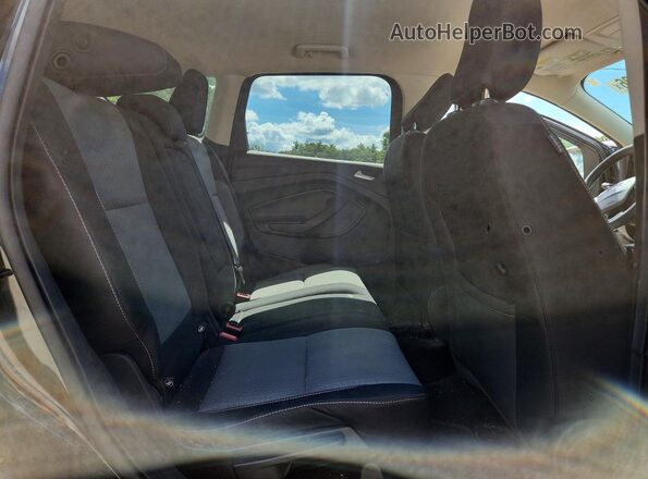 1FMCU9GD0KUB83888 2019 FORD ESCAPE Black Widok wnętrza z tyłu