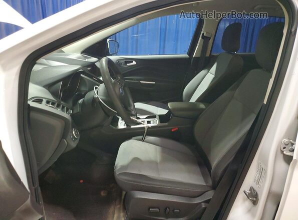 1FMCU9GD0KUB85141 2019 FORD ESCAPE White Widok wnętrza z przodu