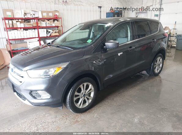 1FMCU9GD0KUC12712 2019 FORD ESCAPE Gray Передня ліва чверть