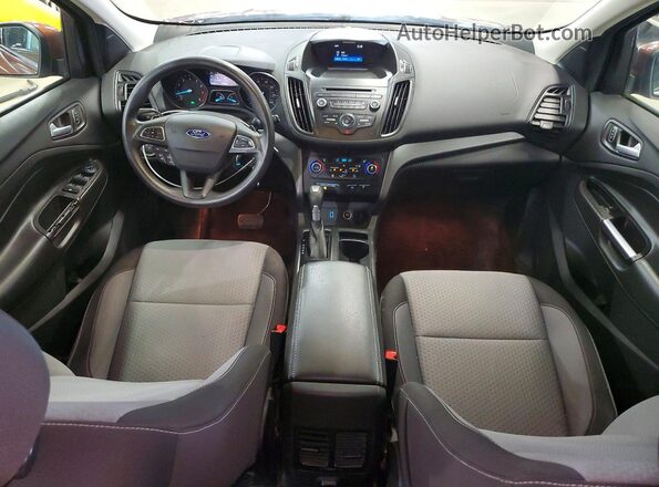 1FMCU9GD1HUA86966 2017 FORD ESCAPE Orange წინა პანელის ხედი