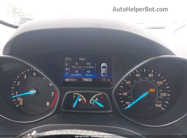 1FMCU9GD1HUA87762 2017 FORD ESCAPE Red Vista de los asientos traseros