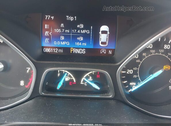 1FMCU9GD1HUA87762 2017 FORD ESCAPE Red Vista interior de 360 grados
