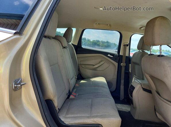 1FMCU9GD1HUA90967 2017 FORD ESCAPE Tan Rear interior view