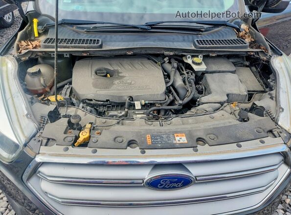 1FMCU9GD1HUC48000 2017 FORD ESCAPE Gray Սալոնի հետևի տեսք