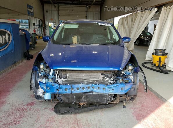 1FMCU9GD1HUD82490 2017 FORD ESCAPE Blue Front view