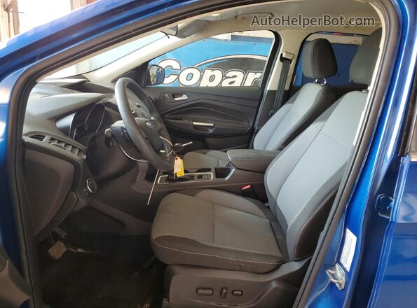 1FMCU9GD1HUD82490 2017 FORD ESCAPE Blue Front interior view