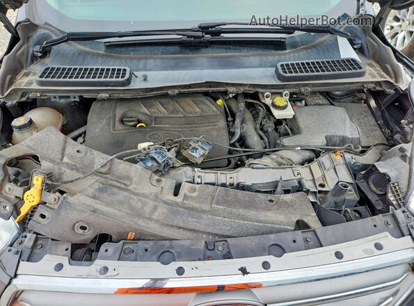 1FMCU9GD1HUE88602 2017 FORD ESCAPE Gray Вид підкапотного простору