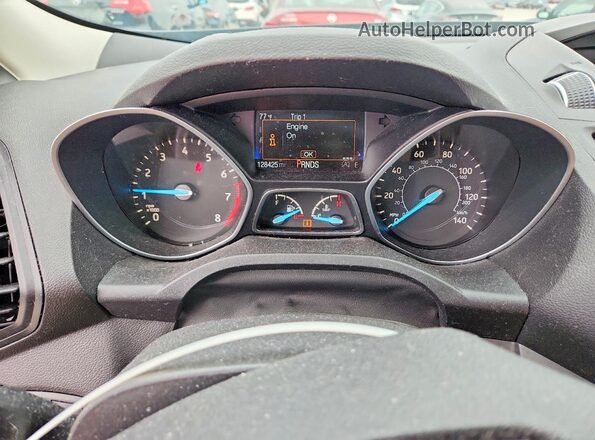 1FMCU9GD1HUE88602 2017 FORD ESCAPE Gray ხელსაწყოთა პანელის ხედი