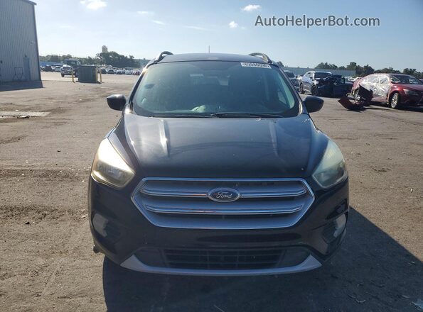 1FMCU9GD1JUA73964 2018 FORD ESCAPE Black Front view