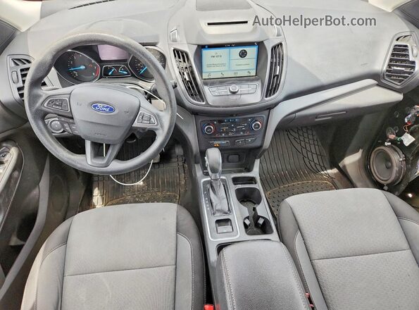 1FMCU9GD1JUB40210 2018 FORD ESCAPE Black წინა პანელის ხედი