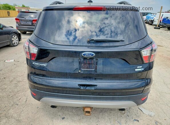 1FMCU9GD1JUB40210 2018 FORD ESCAPE Black უკანა ხედი