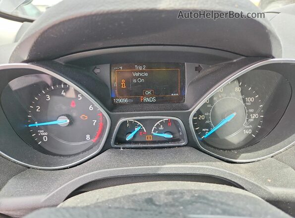 1FMCU9GD1JUB40210 2018 FORD ESCAPE Black ხელსაწყოთა პანელის ხედი