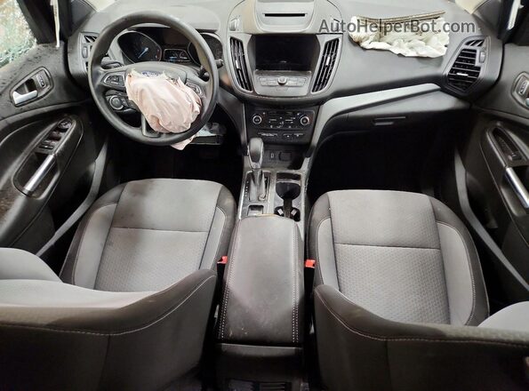 1FMCU9GD1JUC05069 2018 FORD ESCAPE Black Widok deski rozdzielczej