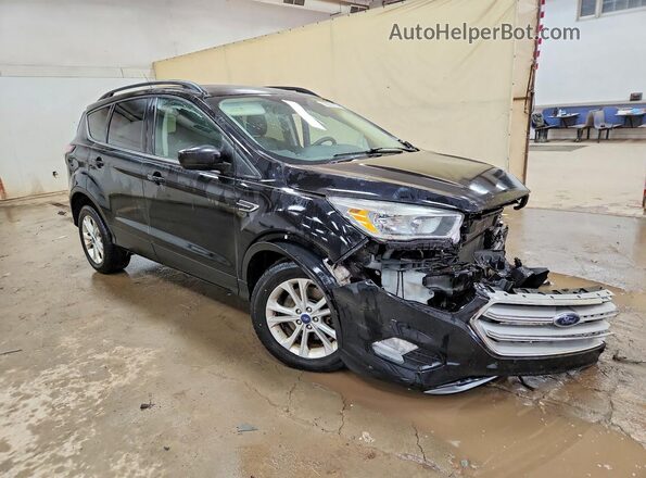 1FMCU9GD1JUC05069 2018 FORD ESCAPE Black Przód prawy