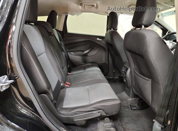 1FMCU9GD1JUC05069 2018 FORD ESCAPE Black Widok wnętrza z tyłu