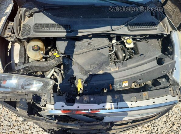 1FMCU9GD1JUC10644 2018 FORD ESCAPE Черный Вид подкапотного пространства