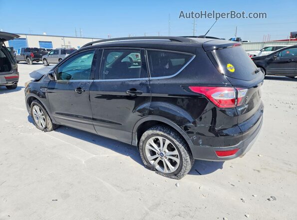 1FMCU9GD1JUC10644 2018 FORD ESCAPE Черный Задняя левая четверть