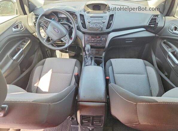 1FMCU9GD1JUC10644 2018 FORD ESCAPE Черный Вид панели приборов