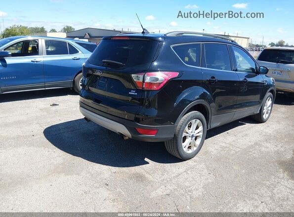 1FMCU9GD1JUC75378 2018 FORD ESCAPE Black Tył prawy