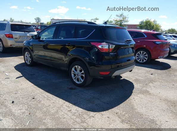 1FMCU9GD1JUC75378 2018 FORD ESCAPE Black Tył lewy